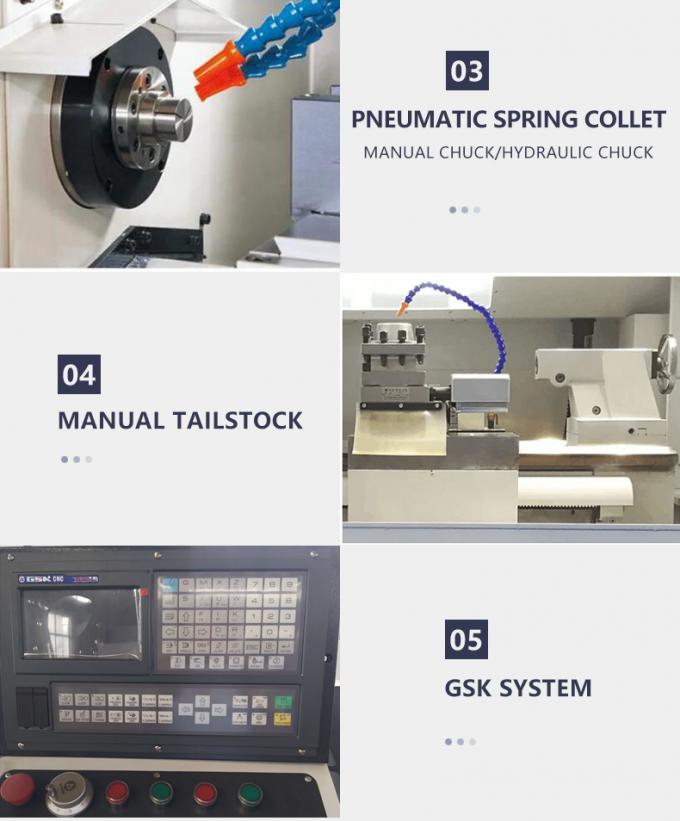 CK0640 Lathe Cutting Vertical CNC Machine Automatic Flat Bed Horizontal 2