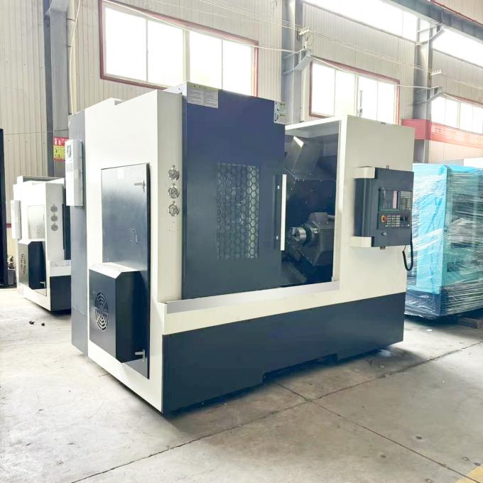 Double Spindle Slant Bed Automatic Cnc Lathe TCK56Y With Sub Spindle Drive Cnc Lathe Turning 0