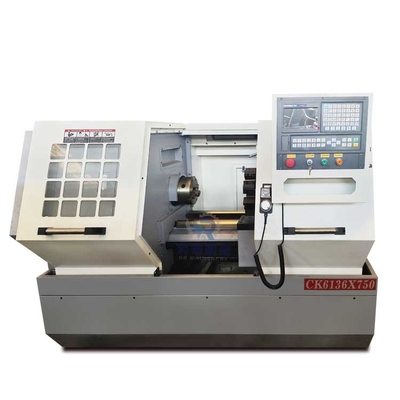 Siemens System CK6136 New Flat Bed Automatic Cnc Lathe Machine For Metal