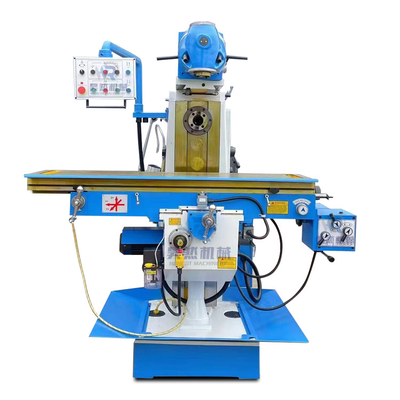 Industrial Universal Head Vertical Bed Mill Machine For Vertical Milling 750w