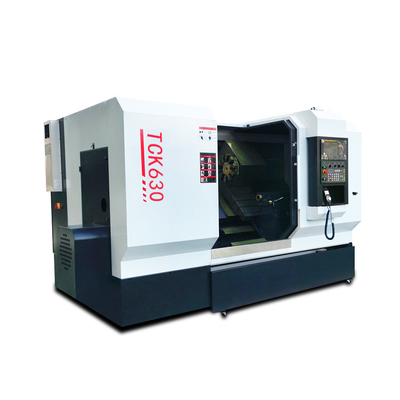 45 Degree CNC Metal Lathe Machine Tck630 Slant Bed Turning Center