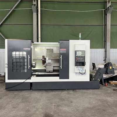 Max Swing Over Bed Dia mm Φ560 Flat Bed CNC Lathe Machine for Coolant Capacity L150