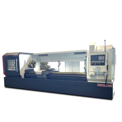 CNC Lathe CK6180 CNC Turning Machine 4 Station Turret Siemens System